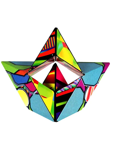 Shashibo KALEIDO - Cube magnétique transformable - Fun In Motion Toys - 8 ans +