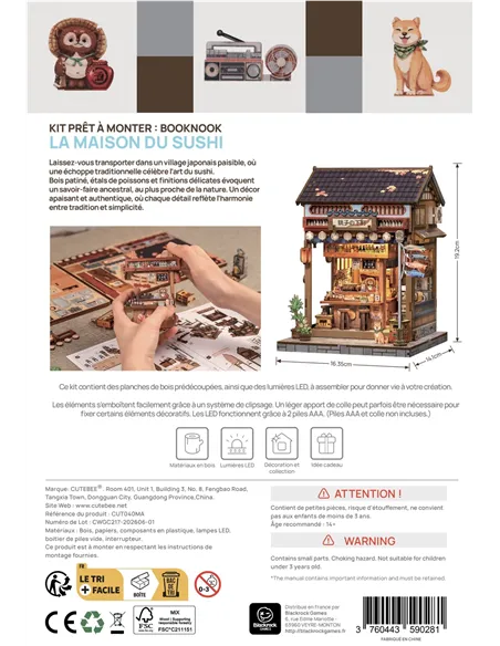 BOOKNOOK - LA MAISON DU SUSHI