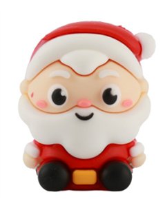 Gomme 3D XMAS père noël - itotal