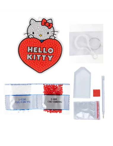 CRYSTAL ART Charms à diamanter - Hello Kitty