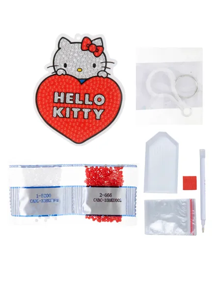 CRYSTAL ART Charms à diamanter - Hello Kitty