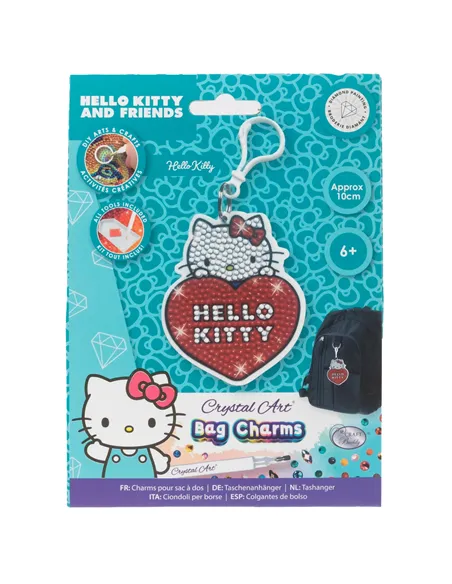 CRYSTAL ART Charms à diamanter - Hello Kitty