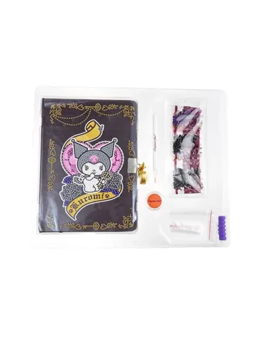 CRYSTAL ART Journal intime à diamanter Kuromi