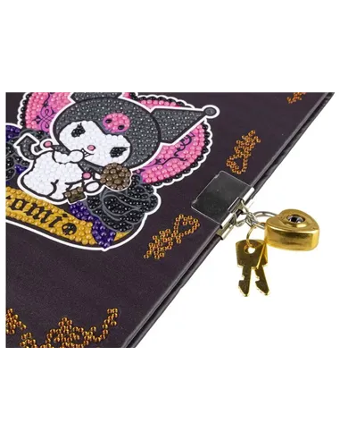 CRYSTAL ART Journal intime à diamanter Kuromi