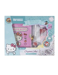 CRYSTAL ART Journal intime à diamanter Hello Kitty