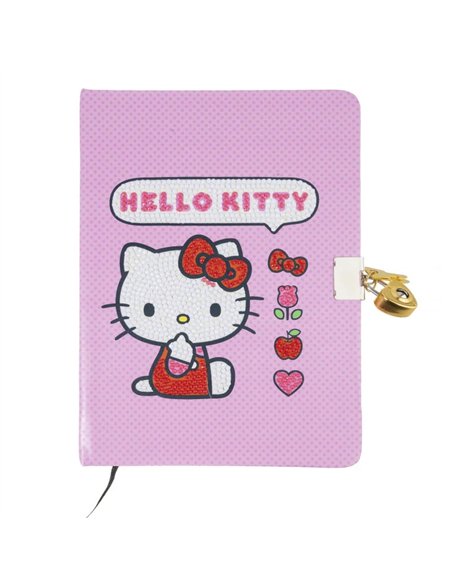 CRYSTAL ART Journal intime à diamanter Hello Kitty