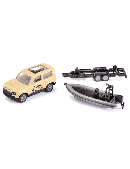 siku Land Rover Defender « Safari » avec bateau