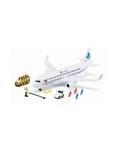 Siku Avion de Ligne avec accessoires