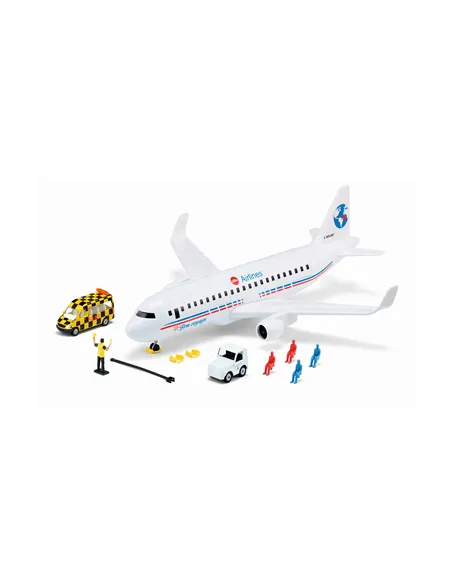Siku Avion de Ligne avec accessoires