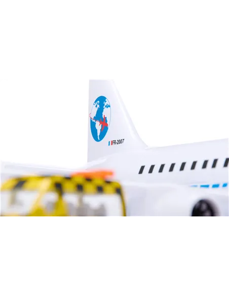 Siku Avion de Ligne avec accessoires