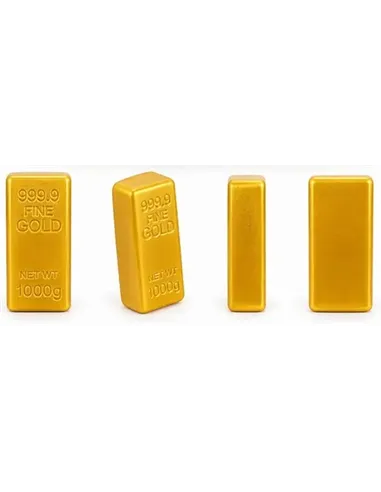Jouet antistress squishy linguot d'or butter  - Jono Toys - Fidget toy - 13 cm - 3 ans +