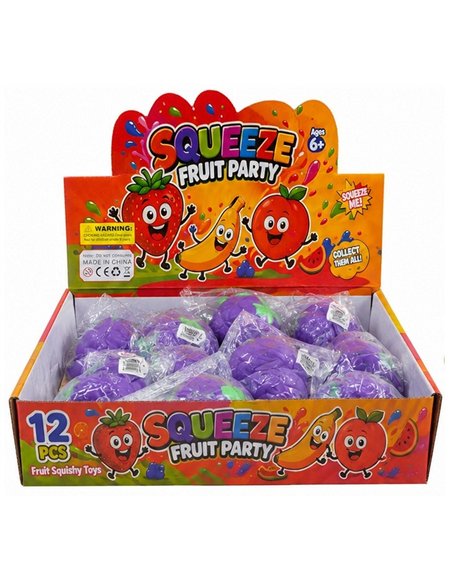 Jouet antistress squishy grappe de raisin - Jono Toys - Fidget toy - 3 ans +