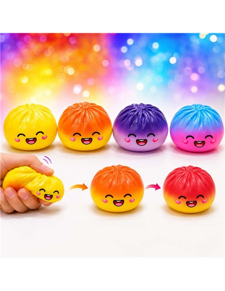 Antistress Dumpling 5.5 cm changing color