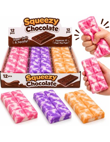 Antistress Squishy Tablette De Chocolat