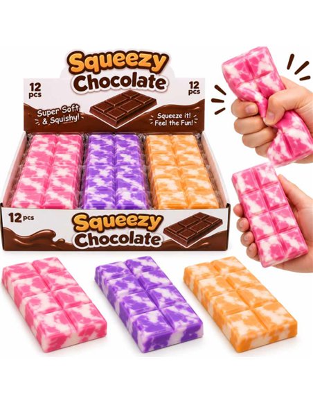 Antistress Squishy Tablette De Chocolat