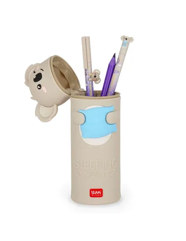 Trousse 2 en 1 en Silicone Koala « Sleeping la Vida Loca » - Kawaii - Legami