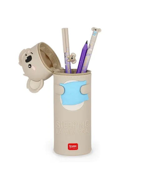 Trousse 2 en 1 en Silicone Koala « Sleeping la Vida Loca » - Kawaii - Legami