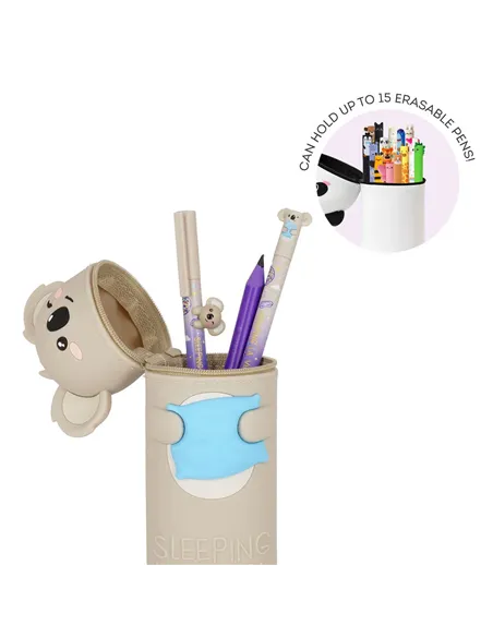 Trousse 2 en 1 en Silicone Koala « Sleeping la Vida Loca » - Kawaii - Legami
