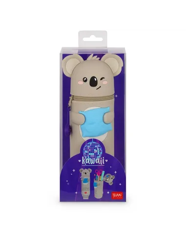 Trousse 2 en 1 en Silicone Koala « Sleeping la Vida Loca » - Kawaii - Legami