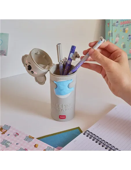 Trousse 2 en 1 en Silicone Koala « Sleeping la Vida Loca » - Kawaii - Legami