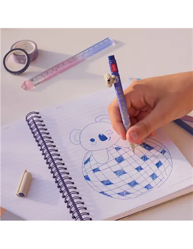 Stylo Gel avec Animal Décoratif Koala «Sleeping la Vida Loca» - Lovely Friends - legami