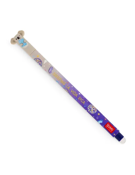 Stylo à Encre Gel Effaçable Koala « Sleeping la Vida Loca » - Erasable Pen - legami