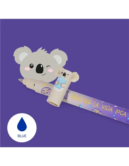 Stylo à Encre Gel Effaçable Koala « Sleeping la Vida Loca » - Erasable Pen - legami