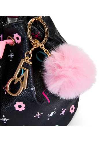 Sac à main glamour seau noir - FAO Schwarz