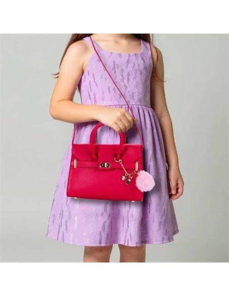 Sac à main glamour Hudson fuschia - FAO Schwarz