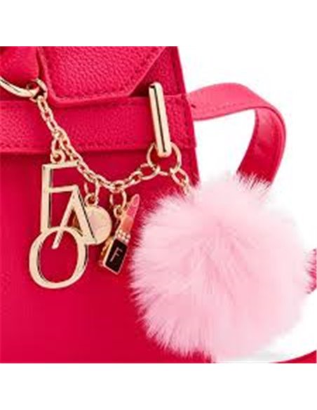 Sac à main glamour Hudson fuschia - FAO Schwarz