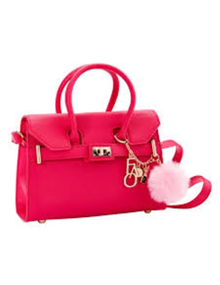 Sac à main glamour Hudson fuschia - FAO Schwarz