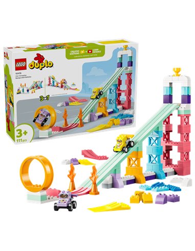 LEGO DUPLO 10478 Rampes créatives 3-en-1 avec véhicules