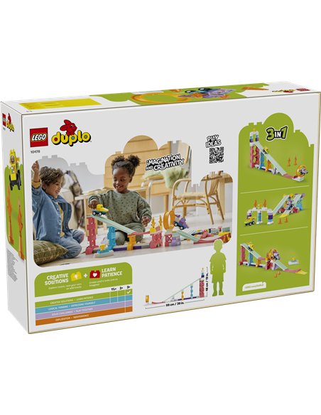 LEGO DUPLO 10478 Rampes créatives 3-en-1 avec véhicules