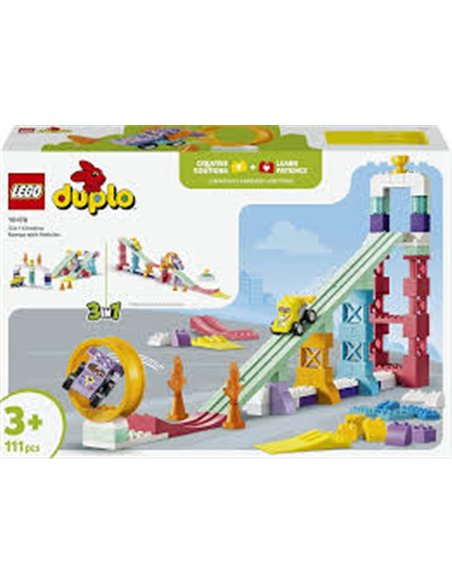 LEGO DUPLO 10478 Rampes créatives 3-en-1 avec véhicules
