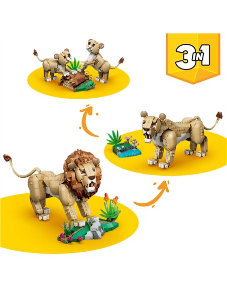 LEGO CREATOR 31386 Animaux sauvages : le lion