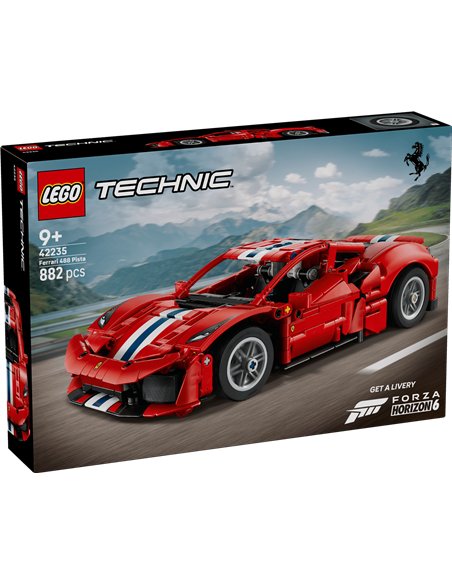 LEGO TECHNIC 42235 Voiture Ferrari 488 Pista