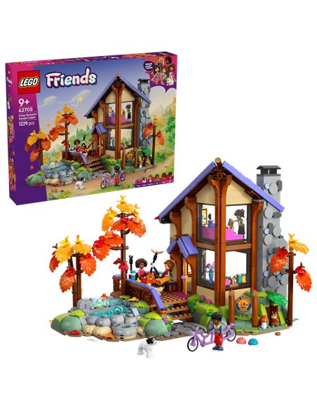 LEGO FRIENDS 42705 La cabane chaleureuse dans la forêt
