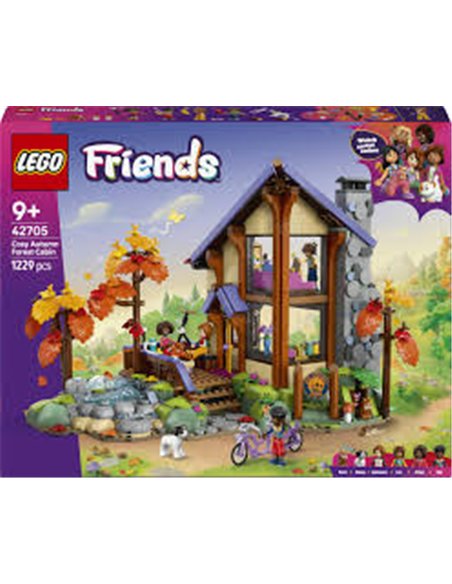 LEGO FRIENDS 42705 La cabane chaleureuse dans la forêt