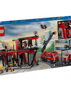 LEGO CITY 60414 La caserne et le camion de pompiers 2