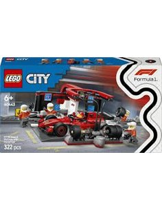 LEGO CITY 60443 Arrêt au stand de F1® avec voiture ferrari