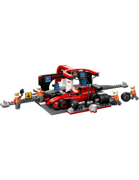 LEGO CITY 60443 Arrêt au stand de F1® avec voiture ferrari