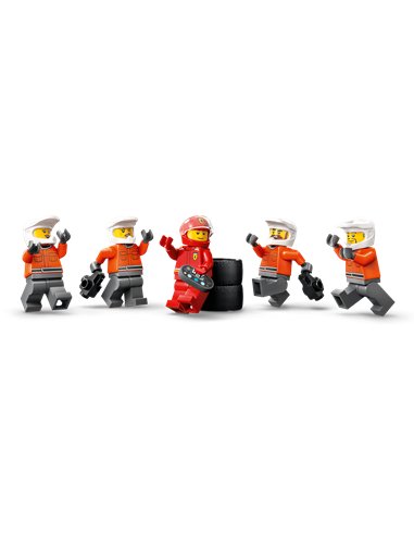 LEGO CITY 60443 Arrêt au stand de F1® avec voiture ferrari