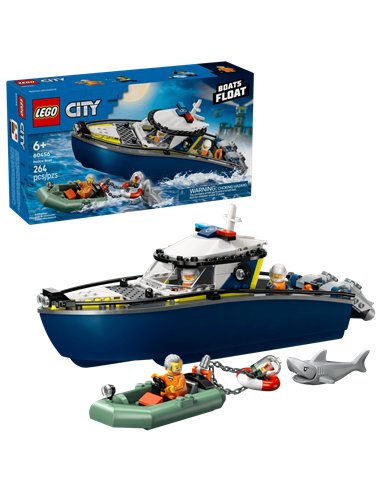 LEGO CITY 60456 La course-poursuite en bateau de police