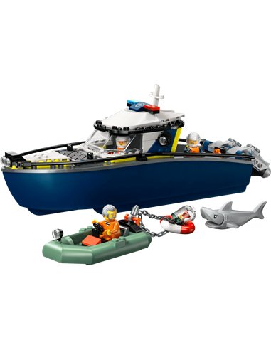 LEGO CITY 60456 La course-poursuite en bateau de police