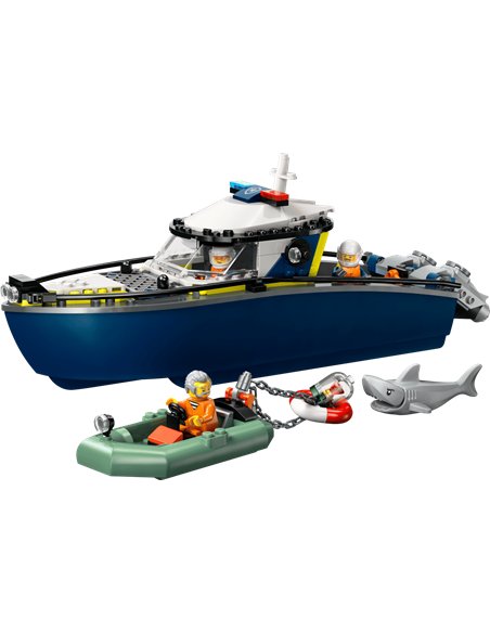 LEGO CITY 60456 La course-poursuite en bateau de police