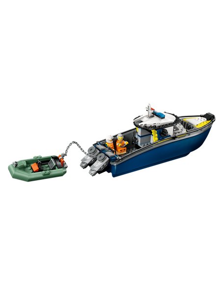 LEGO CITY 60456 La course-poursuite en bateau de police