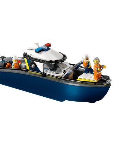 LEGO CITY 60456 La course-poursuite en bateau de police