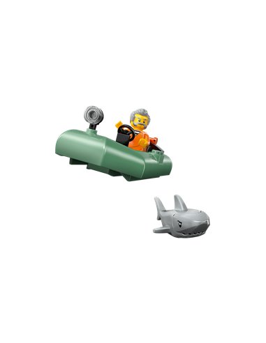 LEGO CITY 60456 La course-poursuite en bateau de police