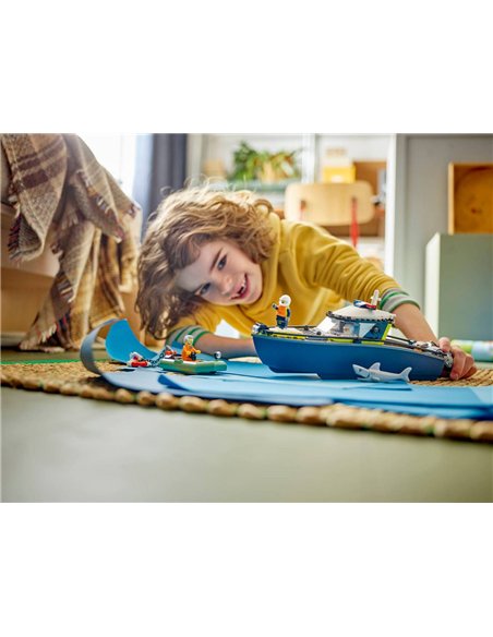 LEGO CITY 60456 La course-poursuite en bateau de police