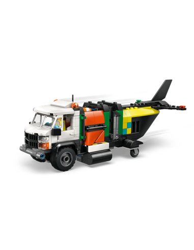 LEGO CITY 60505 Avion, camion d’assistance et aéroglisseur modulable